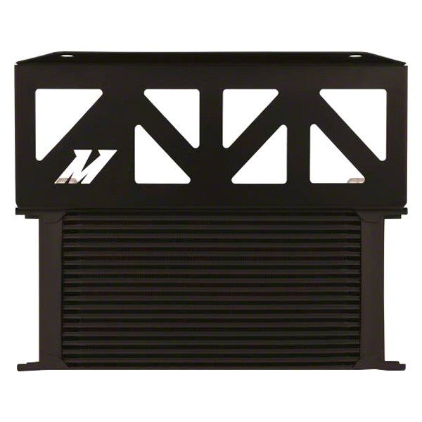 Mishimoto 13-Row Stacked Plate Transmission Cooler, Powder Coat, 22.85in X 7.10in X 1.25in, Silver main image 0