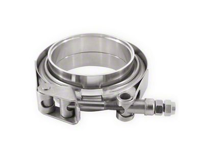 Mishimoto V-Band Clamp; Stainless Steel; 2.50-Inch (Universal; Some Adaptation May Be Required)