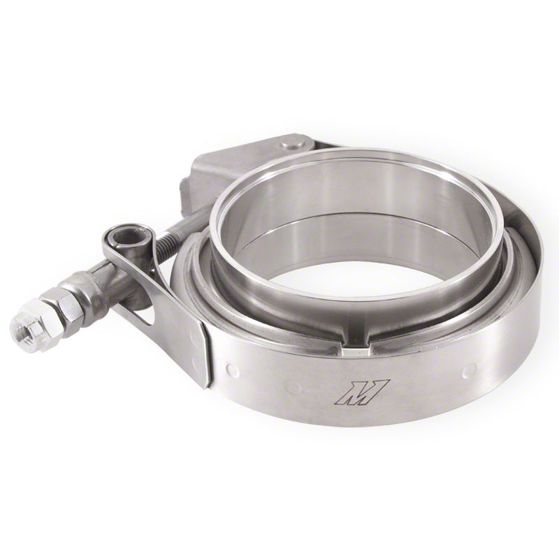 Mishimoto Mustang V-Band Clamp; Stainless Steel; 3-Inch MMCLAMP-VS