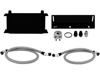 Mishimoto Direct-Fit Performance Oil Cooler; Black (79-93 5.0L Mustang)