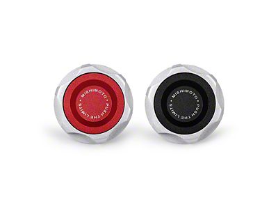 Mishimoto Oil Filler Cap; Red (15-23 Mustang EcoBoost)