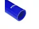 Mishimoto Silicone Upper Radiator Hose; Blue (15-23 Mustang GT)