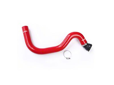 Mishimoto Silicone Upper Radiator Hose; Red (15-23 Mustang GT)