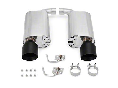 Mishimoto Street Axle-Back Exhaust with Black Tips (15-17 Mustang GT)