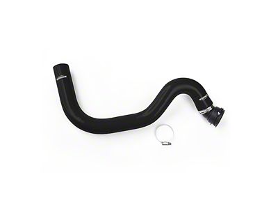 Mishimoto Silicone Radiator Upper Hose; Black (15-23 Mustang GT)