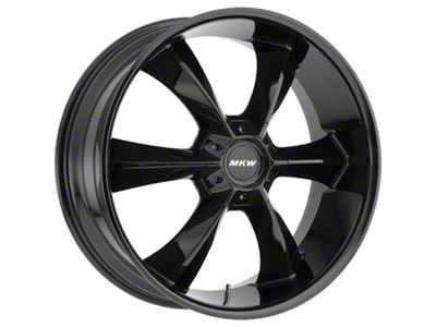 MKW Offroad M119 Gloss Black Wheel; 20x9; 18mm Offset (06-10 RWD Charger)