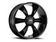 MKW Offroad M119 Gloss Black Wheel; 22x9; 18mm Offset (06-10 RWD Charger)