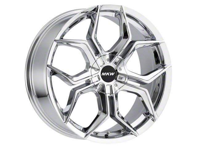 MKW Offroad M121 Chrome Wheel; 22x9; 18mm Offset (06-10 RWD Charger)