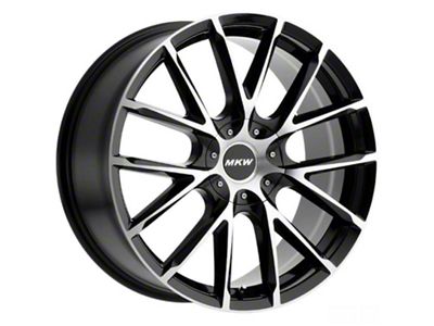 MKW Offroad M123 Gloss Black Wheel; 22x9; 18mm Offset (06-10 RWD Charger)