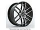 MKW Offroad M127 Black Tint Wheel; 22x9; 15mm Offset (06-10 RWD Charger)