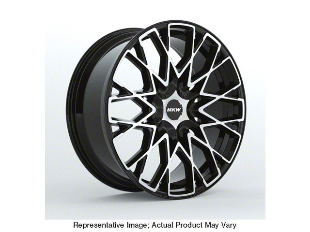 MKW Offroad M128 Gloss Black Wheel; 20x9 (06-10 RWD Charger)
