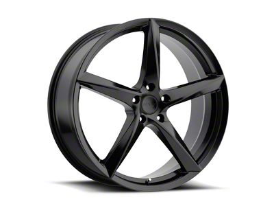MKW M120 Satin Black Wheel; 18x8; 40mm Offset (79-93 Mustang w/ 5-Lug Conversion)