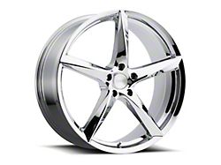MKW M120 Chrome Wheel; 18x8; 40mm Offset (94-98 Mustang GT, V6)