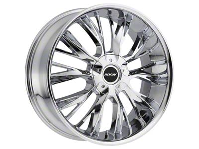 MKW Offroad M122 Chrome Wheel; 20x8.5; 18mm Offset (11-23 RWD Charger)