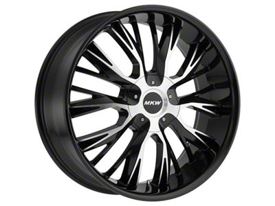 MKW Offroad M122 Gloss Black Wheel; 20x8.5 (11-23 RWD Charger)