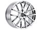 MKW Offroad M123 Chrome Wheel; 20x8.5 (11-23 RWD Charger)