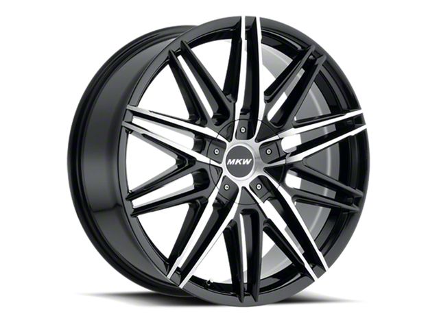MKW Offroad M124 Gloss Black Wheel; 20x8.5 (11-23 RWD Charger)