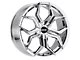 MKW Offroad M121 Chrome Wheel; 20x8.5 (15-23 Mustang GT, EcoBoost, V6)
