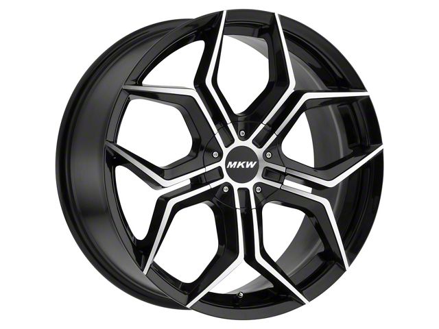 MKW Offroad M121 Satin Black Wheel; 20x8.5 (15-23 Mustang GT, EcoBoost, V6)