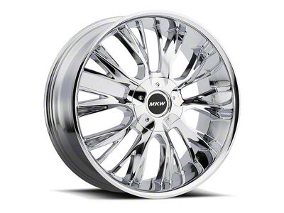 MKW Offroad M122 Chrome Wheel; 20x8.5; 18mm Offset (08-23 RWD Challenger, Excluding SRT Demon)