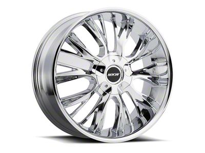 MKW Offroad M122 Chrome Wheel; 22x9; 18mm Offset (08-23 RWD Challenger)