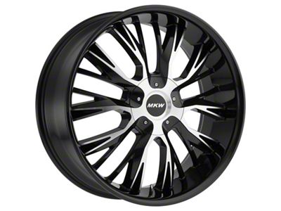 MKW Offroad M122 Gloss Black Wheel; 20x8.5 (08-23 RWD Challenger, Excluding SRT Demon)