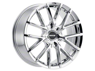 MKW Offroad M123 Chrome Wheel; 22x9; 18mm Offset (08-23 RWD Challenger)