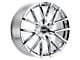 MKW Offroad M123 Chrome Wheel; 22x9; 18mm Offset (08-23 RWD Challenger)