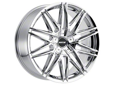MKW Offroad M124 Chrome Wheel; 22x9; 18mm Offset (08-23 RWD Challenger)