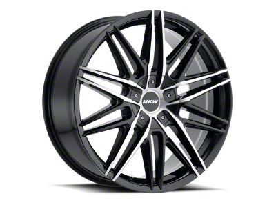 MKW Offroad M124 Gloss Black Wheel; 20x8.5 (08-23 RWD Challenger, Excluding SRT Demon)