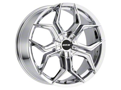 MKW Offroad M121 Chrome Wheel; 22x9; 18mm Offset (11-23 RWD Charger)