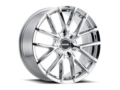 MKW M123 Chrome Wheel; 20x8.5; 40mm Offset (11-23 AWD Charger)