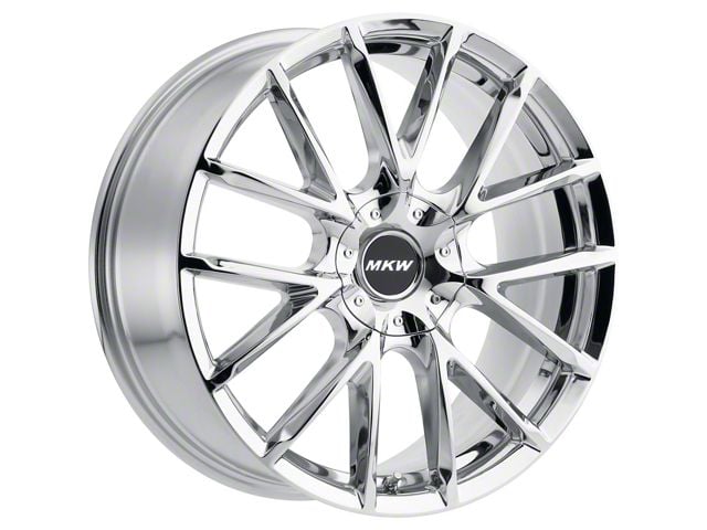 MKW Offroad M123 Chrome Wheel; 22x9; 18mm Offset (11-23 RWD Charger)