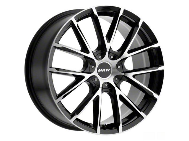 MKW Offroad M123 Gloss Black Wheel; 22x9; 18mm Offset (11-23 RWD Charger)
