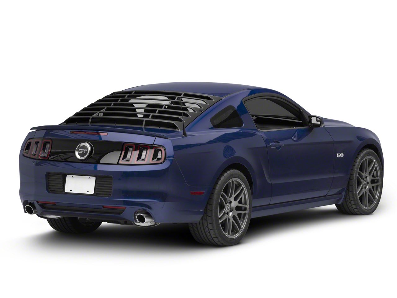 MMD Mustang ABS Rear Window Louvers 41336 (05-09 Mustang Coupe