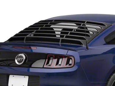 MMD ABS Rear Window Louvers (10-14 Mustang Coupe)
