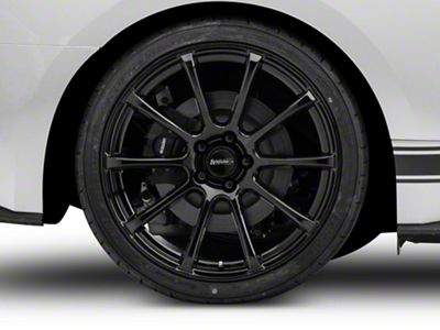 MMD Axim Gloss Black Wheel; Rear Only; 20x10 (15-23 Mustang GT, EcoBoost, V6)