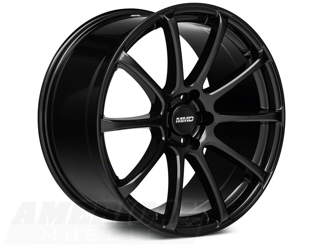 MMD Mustang Axim Gloss Black Wheel; 20x8.5; 35mm Offset 101025 (05