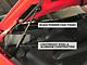 MMD Bolt On Hood Strut Kit; Black (15-17 Mustang GT, EcoBoost, V6)