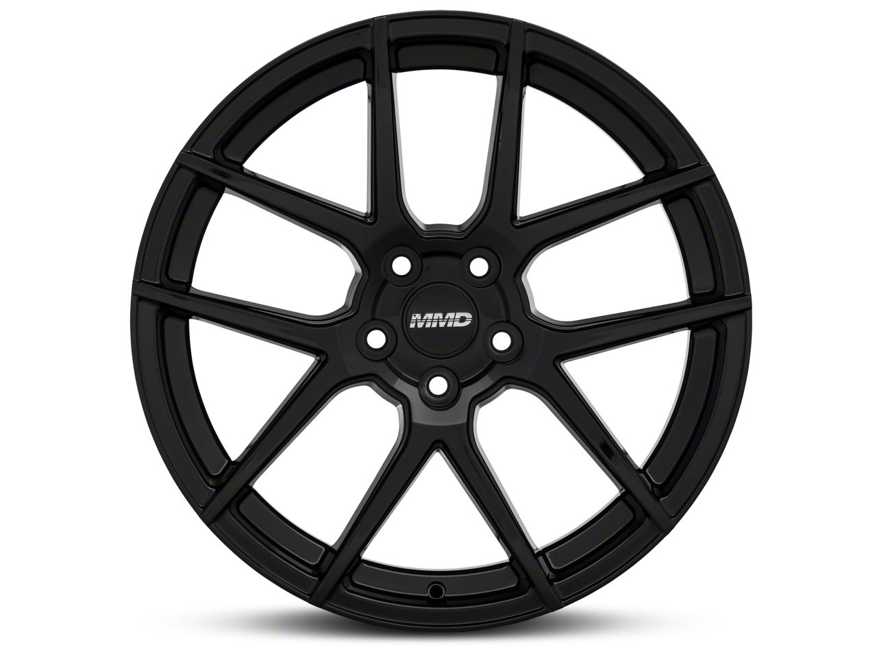 MMD Mustang Zeven Gloss Black Wheel; 19x8.5; 35mm Offset