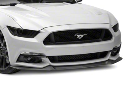 MMD Fog Light Splitters; Matte Black (15-17 Mustang GT, EcoBoost, V6)