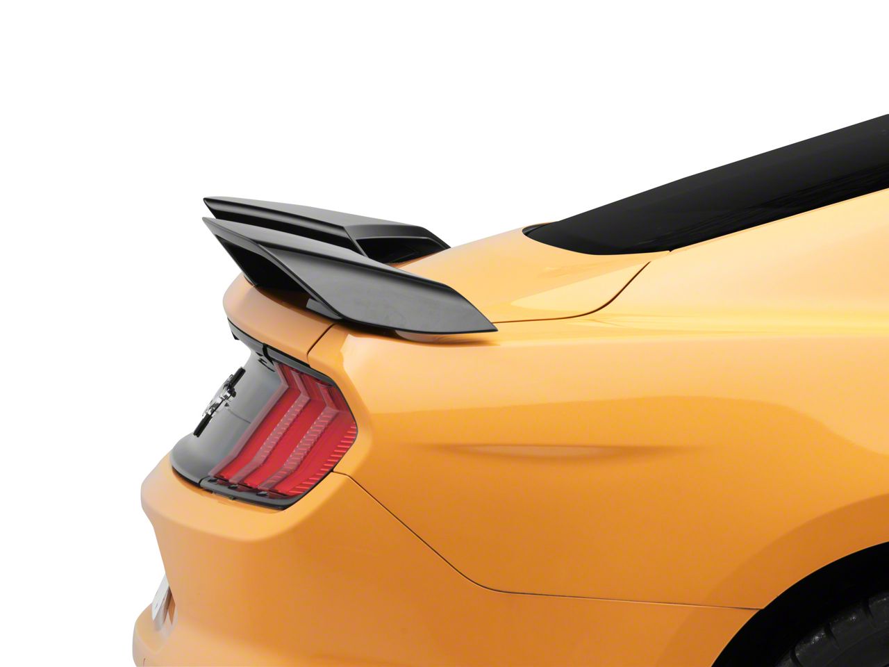MMD by FOOSE Mustang Split Rear Spoiler; Black 407273-UA (15-23