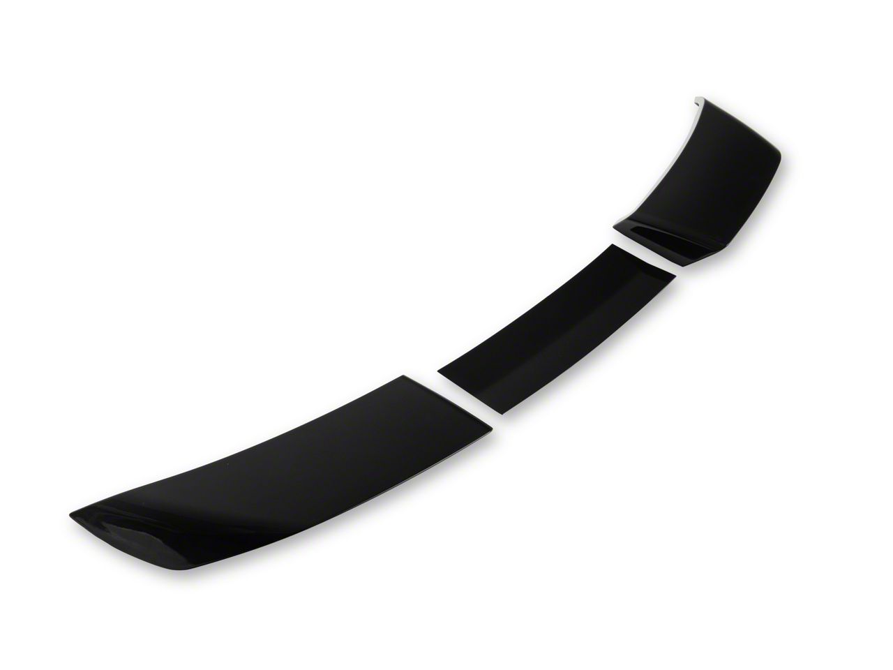 MMD by FOOSE Mustang Split Rear Spoiler; Black 407273-UA (15