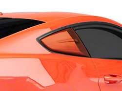 MMD by FOOSE Quarter Window Scoops; Unpainted (15-23 Mustang Fastback)