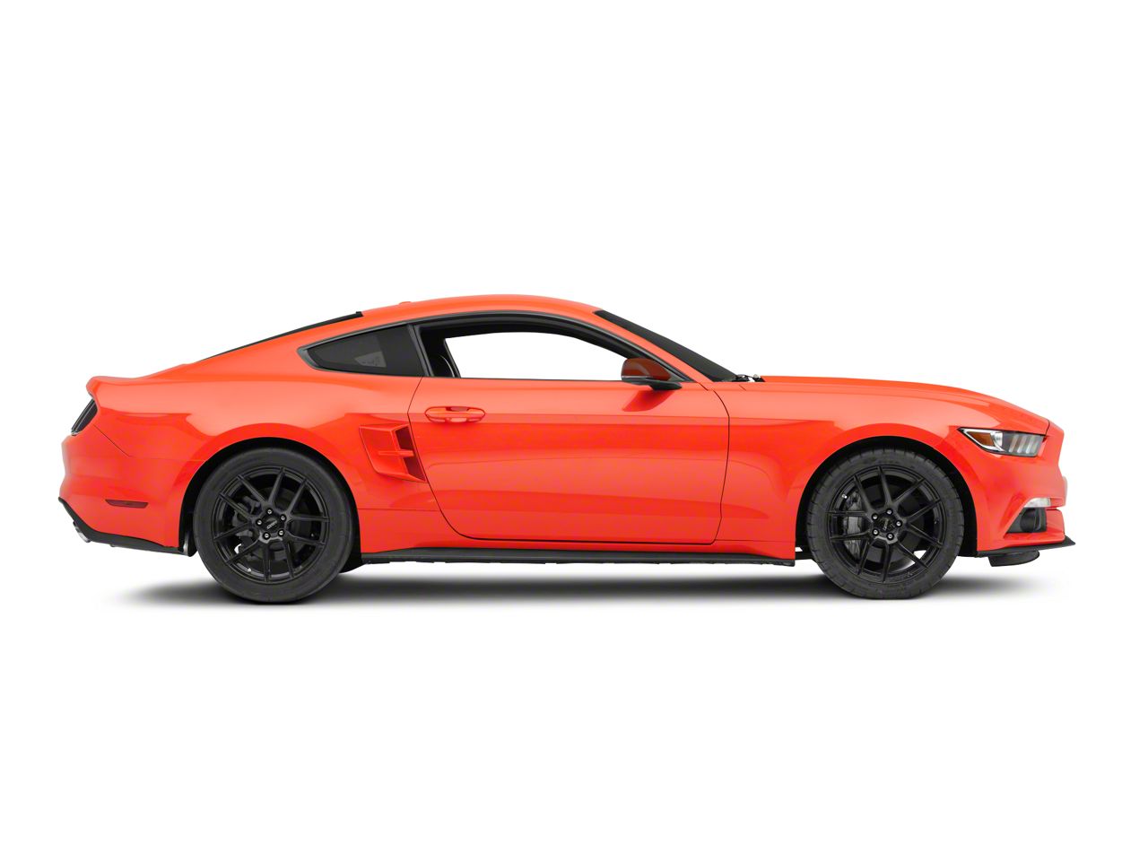 MMD by FOOSE Mustang Side Scoops; Pre-Painted 406536 (15-22
