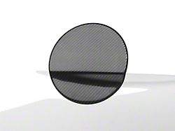 MMD Fuel Door Cover; Carbon Fiber (15-23 Mustang)