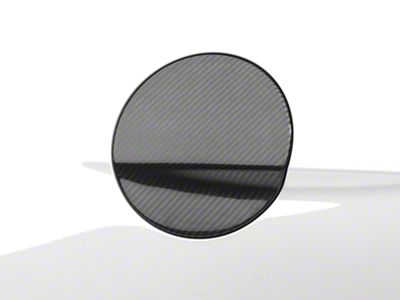 MMD Fuel Door Cover; Carbon Fiber (15-23 Mustang)