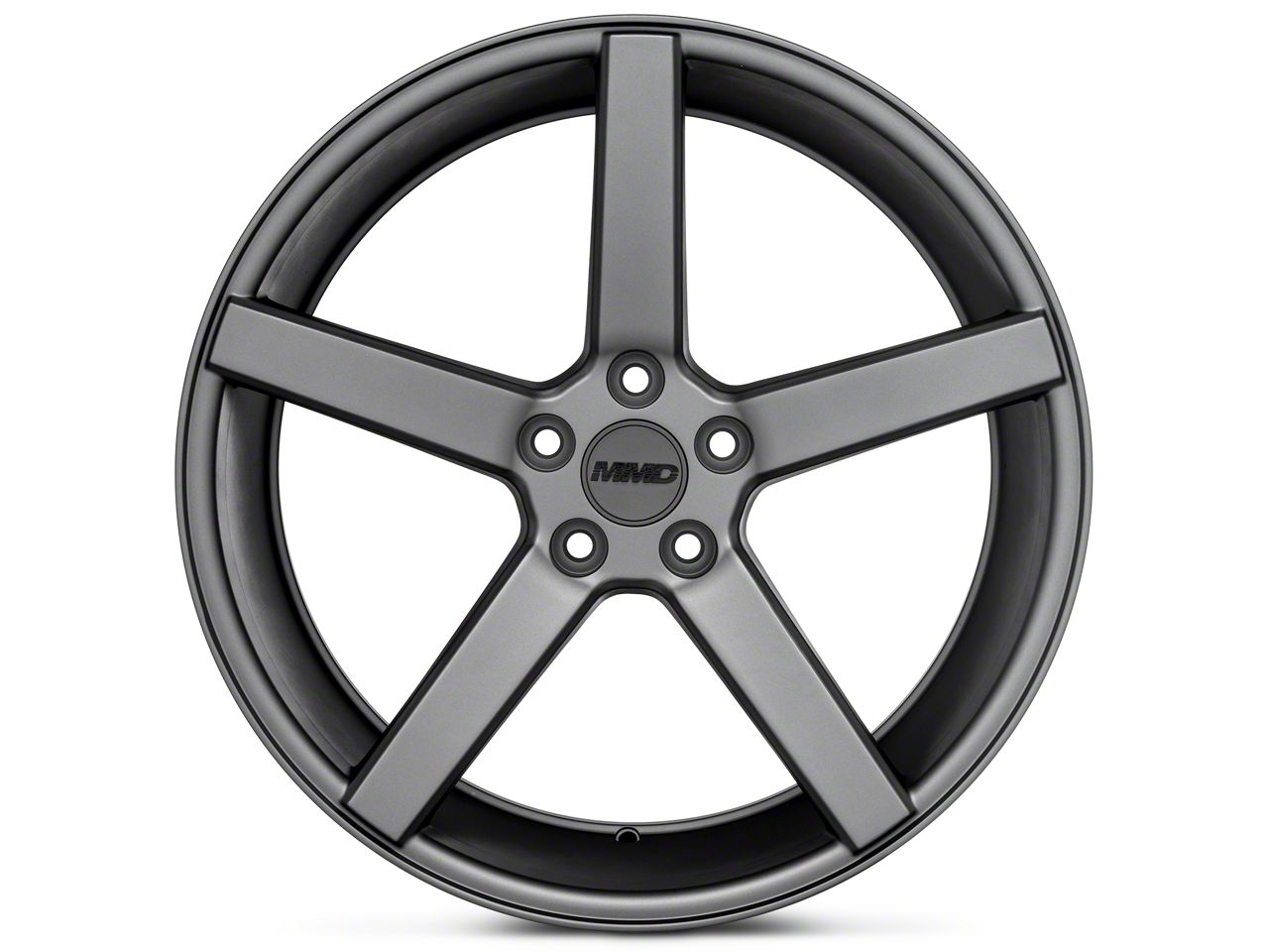 MMD Mustang 551C Charcoal Wheel; Rear Only; 20x10; 45mm Offset