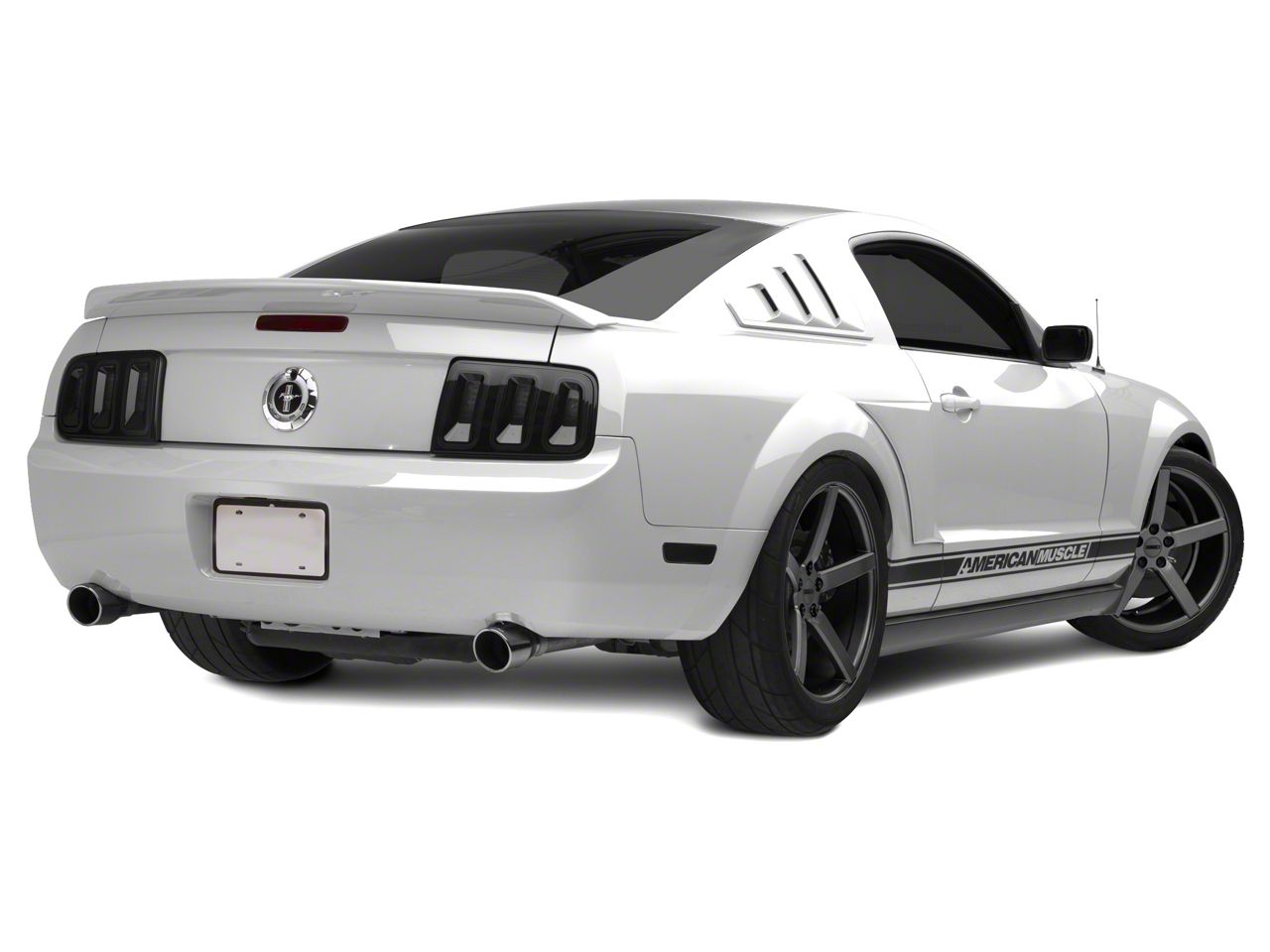 MMD Mustang 551C Charcoal Wheel; Rear Only; 20x10; 45mm Offset