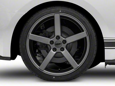 MMD 551C Charcoal Wheel; Rear Only; 20x10 (15-23 Mustang GT, EcoBoost, V6)